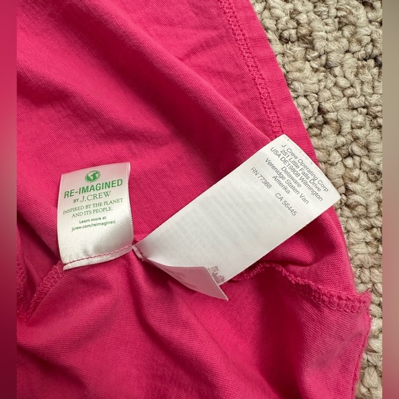 J.Crew Mini Tiered Dress Sz M Pink Cotton size M - Picture 6 of 8